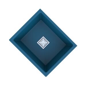 Quartz metallic blue - 18x16