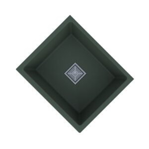 Quartz metallic green - 18x16